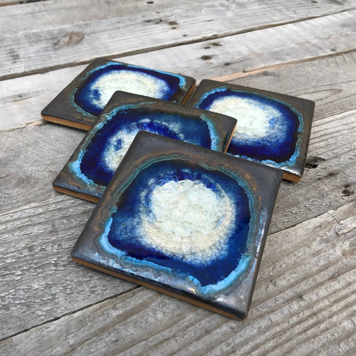 KB-583 Coaster Set of 4 Tin Man $43 at Hunter Wolff Gallery